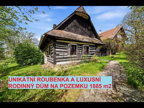 Video Prodej roubenky a rodinného domu - Česká Rybná