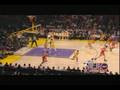 Luke Walton of the Lakers tips the ball in for the wrong team in one of the most unbelievable plays ever