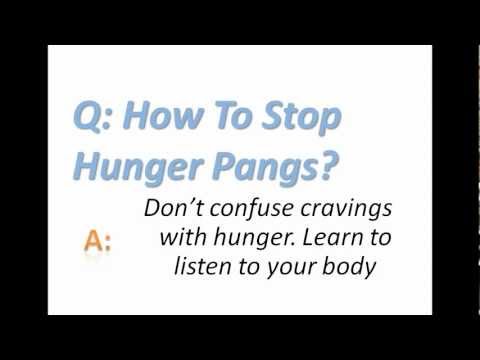 how to cure hunger pangs