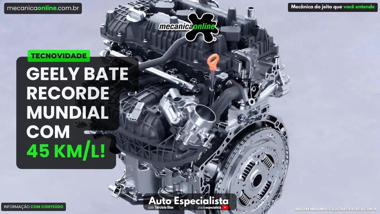 Geely bate recorde mundial com 45 kml!