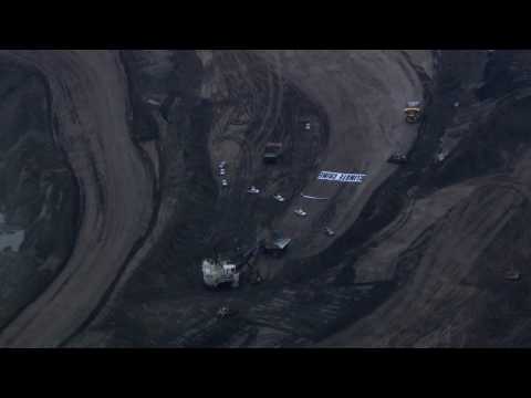 Aerial View of Tar Sands Action September 15, 2009