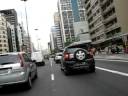 Cylcing on Avenida Paulista