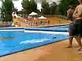 caida cirano en la pileta