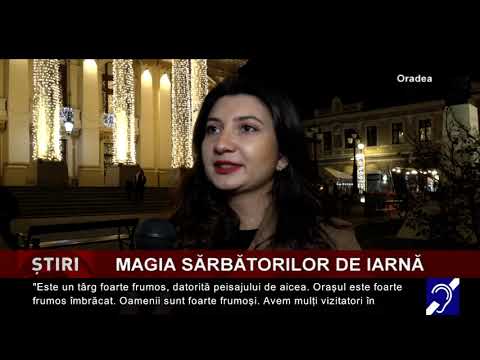 Magia sărbătorilor de iarnă, la Oradea