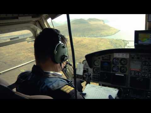 Faroe Islands helicopter
