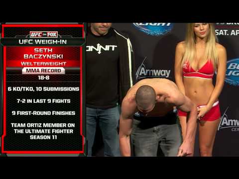 Official - Watch the official weigh-in for FOX UFC Saturday: Werdum vs. Browne, live Friday, April 18th at 4pm/1pm ETPT.
