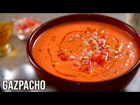 Gazpacho | How To Make Cold Tomato Soup | Spanish Tomato Soup | Summer Recipe | Varun