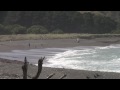 Hanging out at the beach. Tora