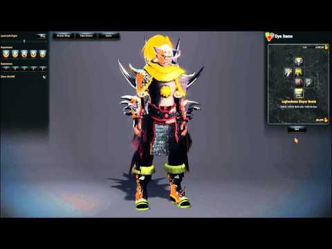 how to dye equipment in vindictus