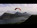 Paragliding in Lofoten july 2008