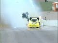 2001 nhra summit nationals las vegas, nv al hofman driving jim dunn's mooneyes funny car blows up