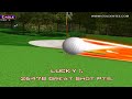 Golden Tee Great Shot on Southern Oaks!