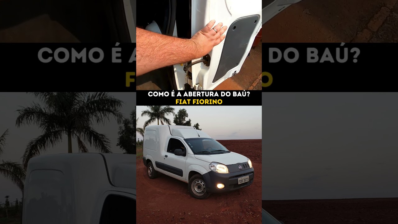 Como é a abertura das portas da Fiat Fiorino? #fiat #fiatfiorino