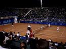 navratilova/nastase - seles/bahrami  in a demonstrative match in bucharest