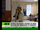 Crimeans forced to choose between Russia and Ukraine