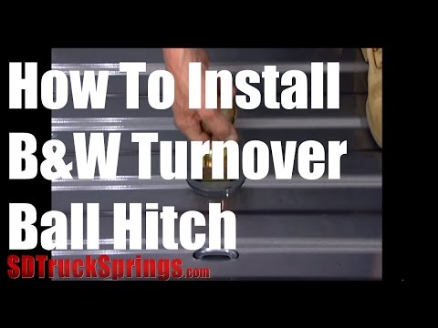 how to put hitch on truck