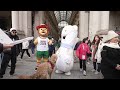 Mascots Ayo and Tina showcase the Olympic spirit and enchant the public on a special day out in Milan (IT)