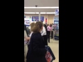 Next Please Funny Tesco Lady @ Monument London Store
