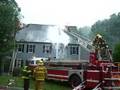 Lightning strike in Upton