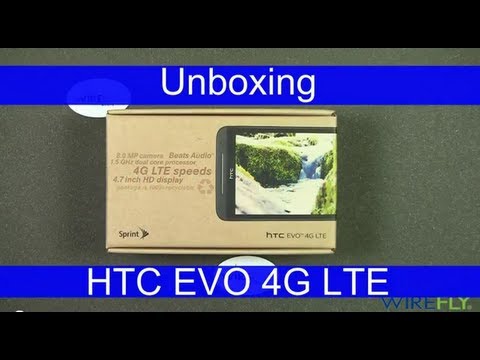 HTC EVO 4G LTE for Sprint Smartphone Unboxing Review