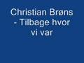 Christian Brøns ft patrik Isaksson - tilbage hvor vi var