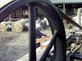 on the foot plate of fowler 11352 (SANDY) driving a sawbench