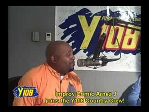 Improv Comic Arnez J joins the Y108 Country Crew!