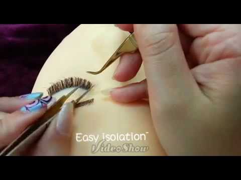 how to trim eyelash extensions
