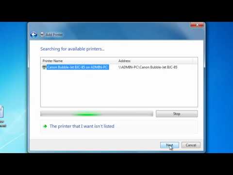 how to printer share in windows 7
