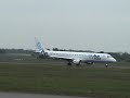 doncaster airport  uk  flybe embraer erj 190 training t g