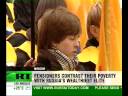  pensioner Russia news millionaire fair poor crisis posh