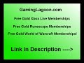 Free Xbox Live Gold Memberships