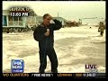 Geraldo Rivera Falls From Hurricane IKE