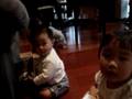 Three Babies Playing