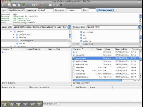 how to recover ftp files