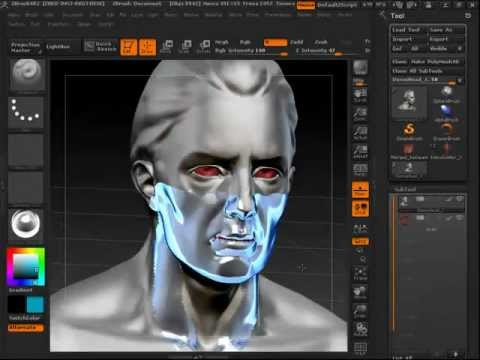 how to apply different materials in zbrush