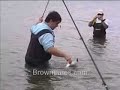 Jake lands a speckled trout - Brown Lures