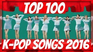 TOP 100 K-Pop songs, 2016 December