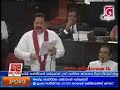 President delivers budget speech
