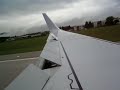 Landing at Klagenfurt in a Lauda 737
