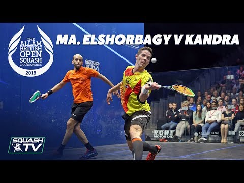 Squash: Ma. ElShorbagy v Kandra - Extended QF Highlights - Allam British Open 2018