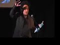 Regie Cabico performs at the 10th Anniversary Urbana Party