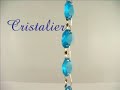 Cristalier Crystals - Aqua Faceted Crystal Strand Cristalier Crystals - Aqua Faceted Crystal Strand