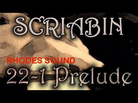 A. SCRIABIN: Op. 22, No. 1 ...