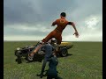hl2 G-man получил по морде