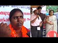 Theruvunaaya Peeditha Sangam Strike in secratariate Trivandrum 
