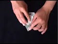 Видеосхема оригами из денег - павлин