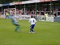 Tommy Elphick scoring at Woking Tommy Elphick scoring at Woking