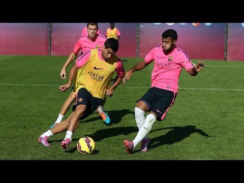 Training session (22/10/14): Preparations for the Clásico Training session (22/10/14): Preparations for the Clásico