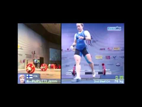 2013 European Weightlifting Women's B Group